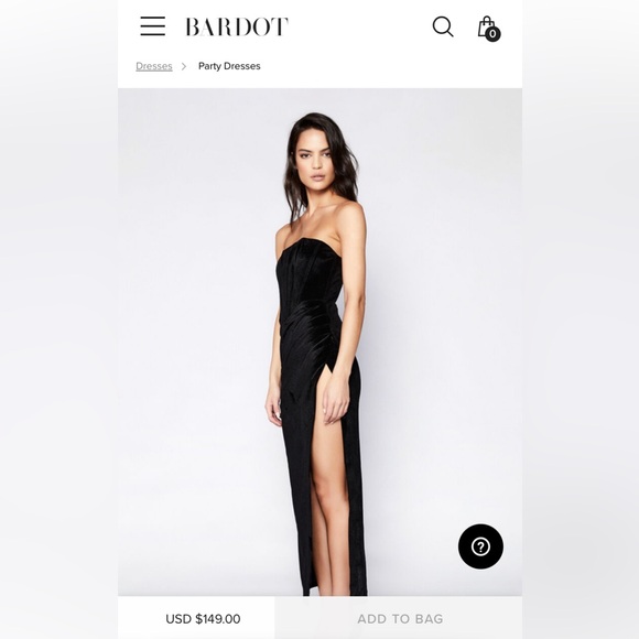 Everlasting Velour Midi Dress In Black - Picture 4 of 6